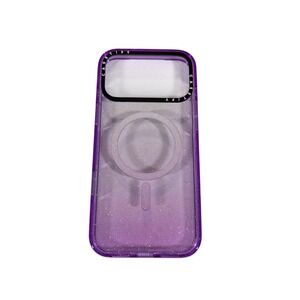 C3U CASETiFY Impact Case w/ Magsafe iPhone 17 Pro Max - Purple Glitter USED